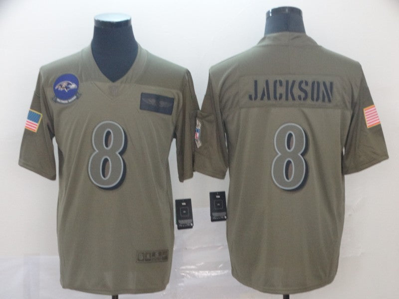 Custom Baltimore Ravens Black Stitched Player Limited Stitched Jerseys