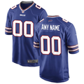 Mens Buffalo Bills Royal Custom Game Jersey