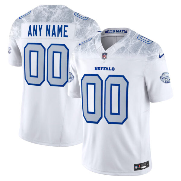 Custom Buffalo Bills 2025 Rivalries Jersey White