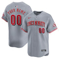 Custom Cincinnati Reds Road Jersey Gray