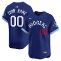 Custom Los Angeles Dodgers Dodgers Tribute Jersey Royal Blue