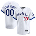 Custom Los Angeles Dodgers Dodgers Tribute Jersey White