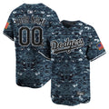 Custom Los Angeles Dodgers USMC Jersey Navy Camo