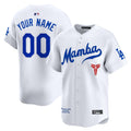 Custom Los Angeles Dodgers Kobe Honor Jersey White