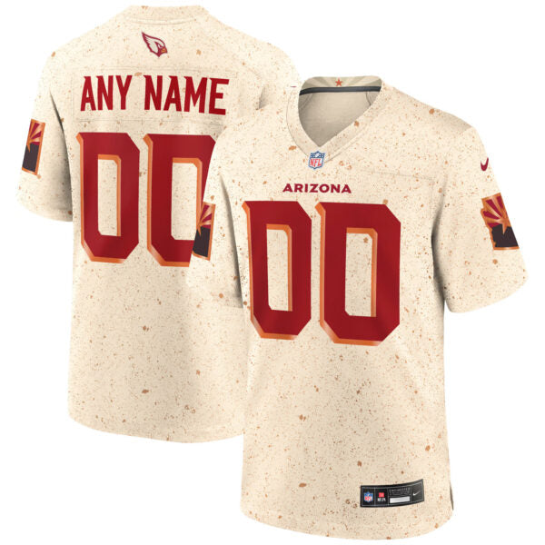 Custom Arizona Cardinals 2025 Rivalries Jersey Natural