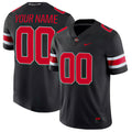 Custom Ohio States Buckeyes Jersey Black