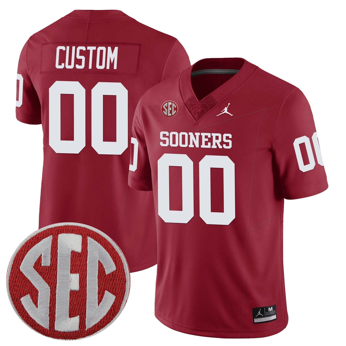 Custom Oklahoma Sooners Alumni Player Jersey Crimson