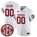 Custom Oklahoma Sooners Alumni Player Jersey White