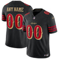 Custom San Francisco 49ers 2025 Rivalries Jersey Black