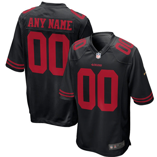 Custom San Francisco 49ers Jersey Black