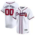 Custom Atlanta Braves Home Jersey White