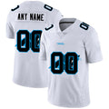 Custom Carolina Panthers White Team Big Stitched Limited Stitched Jerseys