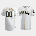 Mens Houston Astros White Replica Custom Jersey