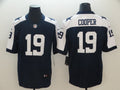 Mens Dallas Cowboys Amari Cooper #19 Navy Alternate Custom Game Jersey