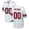 New York Giants Custom Game Jersey White