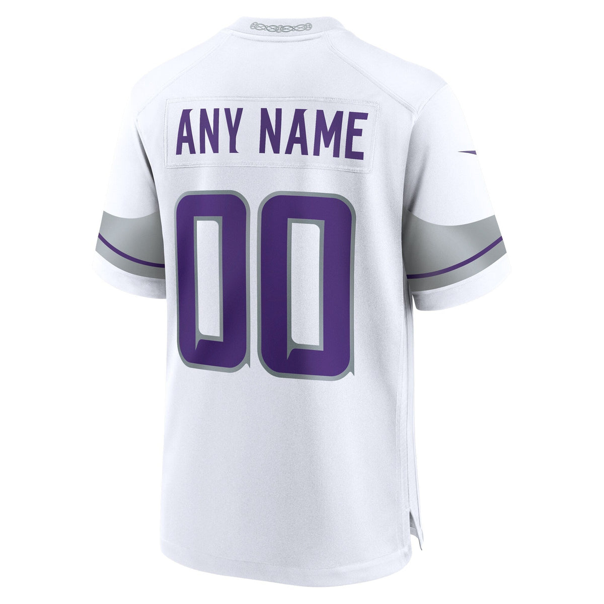 Minnesota Vikings Alternate Custom Game Jersey White