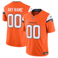 Custom Denver Broncos Jersey Orange