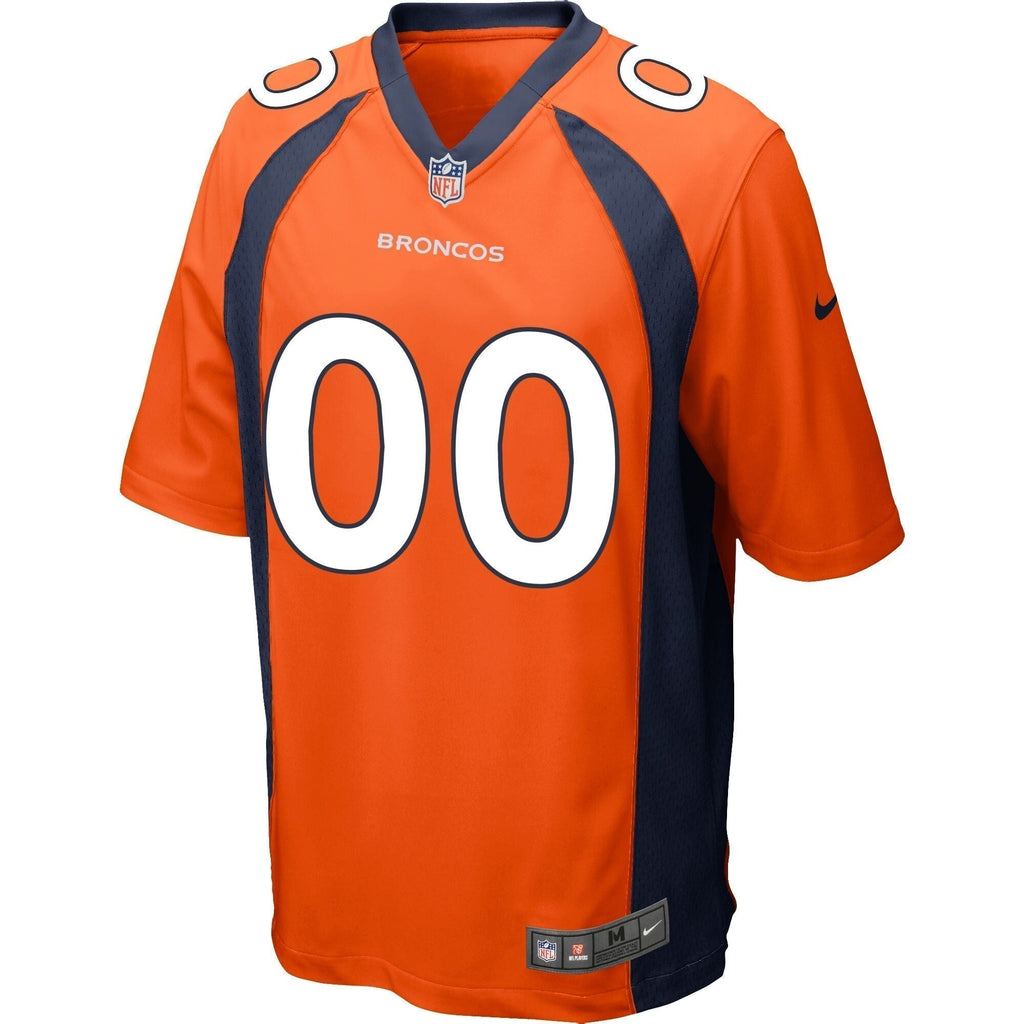Denver Broncos Custom Game Jersey Orange