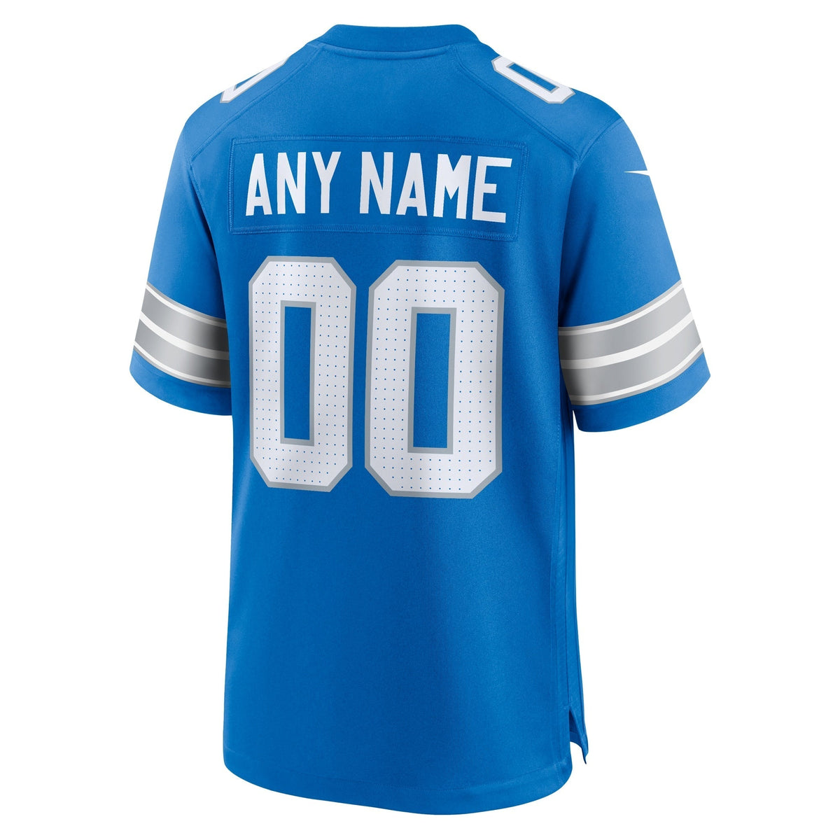 Detroit Lions Custom Game Jersey Blue