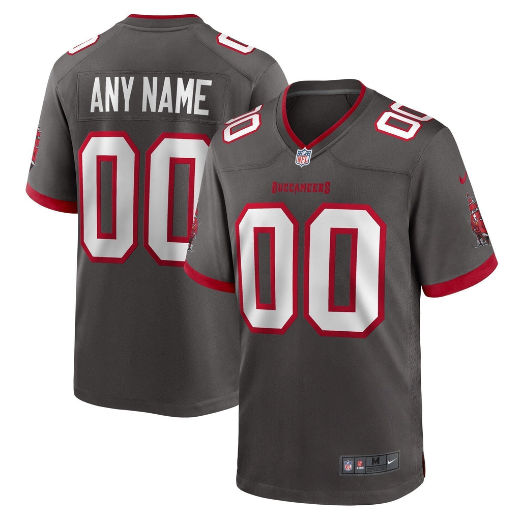 Tampa Bay Buccaneers Alternate Custom Game Jersey Pewter