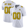 Custom Arizona Cardinals Jersey White Limited Stitched White Leopard Print Fashion Jerseys