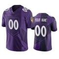 Custom Baltimore Ravens Purple Stitched Limited City Edition Stitched Jerseys