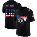 Custom Las Vegas Raiders Black Limited Fashion Flag Stitched Jerseys