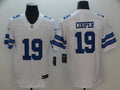 Mens Dallas Cowboys Amari Cooper #19 White Custom Game Jersey