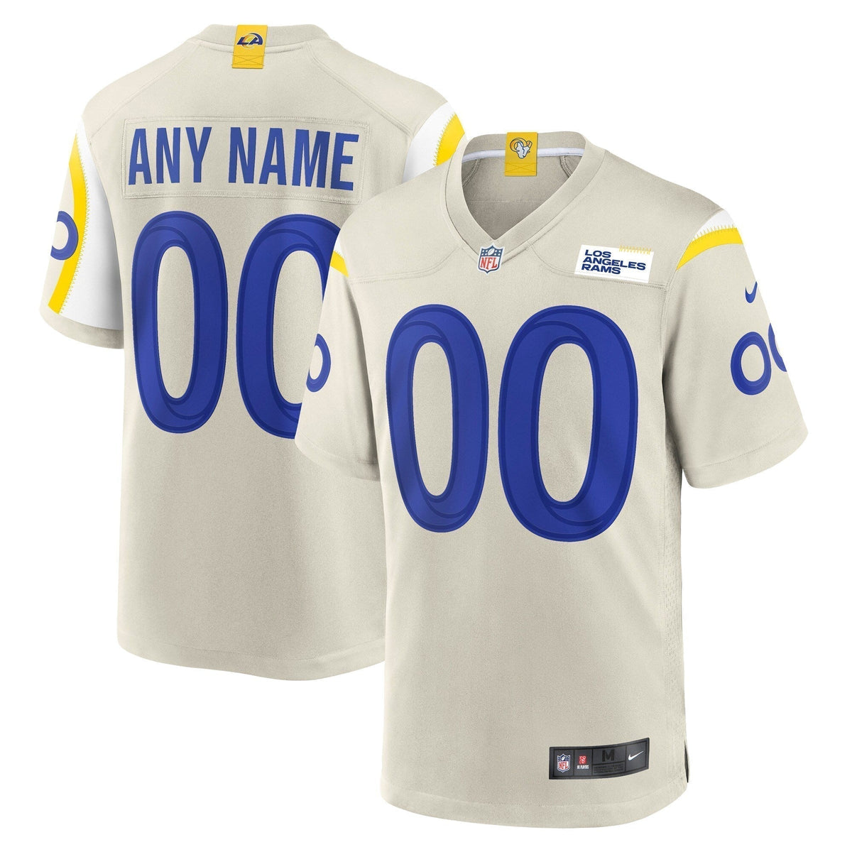Los Angeles Rams Custom Game Jersey Bone