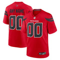 Custom Houston Texans Alternate Jersey Red
