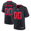 Custom Houston Texans Secondary Alternate Jersey Navy