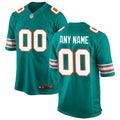 Custom Miami Dolphins Alternate Jersey Aqua