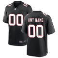 Custom Atlanta Falcons Throwback Jersey Black