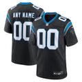 Custom Carolina Panthers Jersey Black