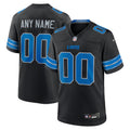 Custom Detroit Lions Alternate Jersey Black