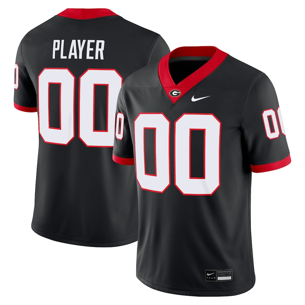 Custom Georgia Bulldogs Jersey Black