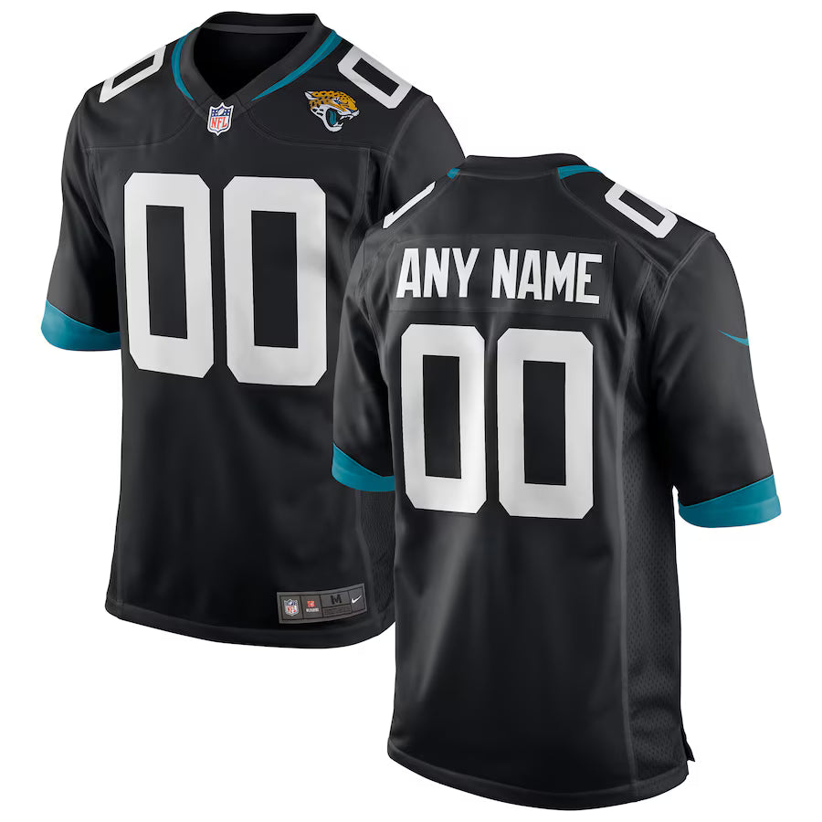 Custom Jacksonville Jaguars Jersey Black
