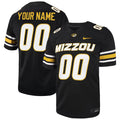 Custom Missouri Tigers Jersey Black