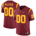 Custom USC Trojans Jersey Cardinal