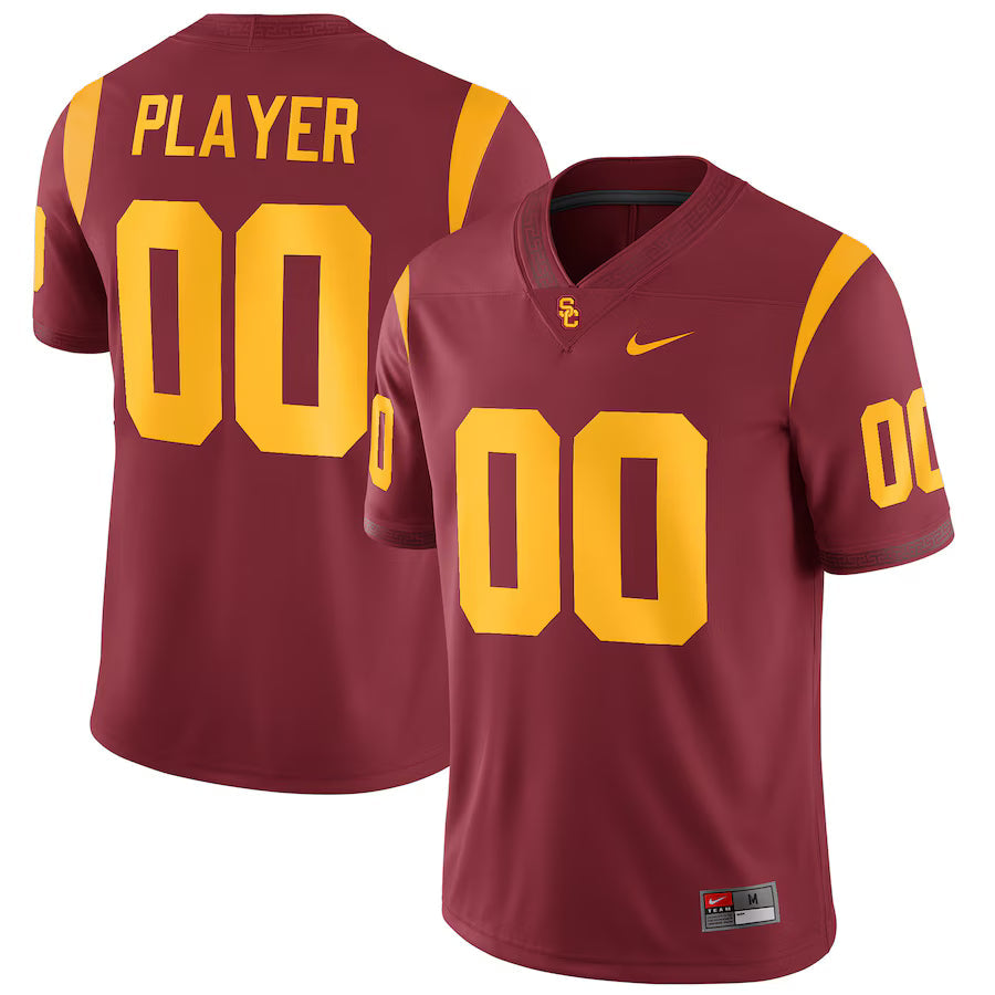 Custom USC Trojans Jersey Cardinal
