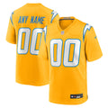 Custom Los Angeles Chargers Jersey Gold
