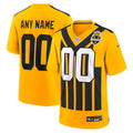 Custom Pittsburgh Steelers Alternate 1933 Throwback Jersey Gold