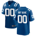 Custom Indianapolis Colts Jersey Royal Blue