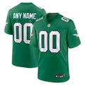 Custom Philadelphia Eagles Jersey Kelly Green