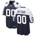 Custom Dallas Cowboys Alternate Jersey Navy
