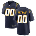 Custom Los Angeles Chargers Jersey Navy