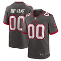 Custom Tampa Bay Buccaneers Alternate Jersey Pewter