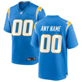 Custom Los Angeles Chargers Jersey Powder Blue