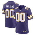 Custom Minnesota Vikings Classic Jersey Purple