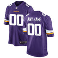Custom Minnesota Vikings Jersey Purple